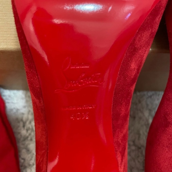 Christian Louboutin Pigalle Follies 100 Veau Velours - Picture 6 of 9